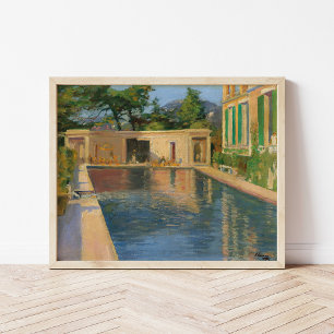 Poster Piscine, Sud de la France   Sir John Lavery