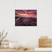 Poster Piscines à Marée à La Jolla, Californie (Cuisine)