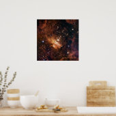 Poster Pismis 24 étoiles brunes NASA (Cuisine)