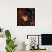 Poster Pismis 24 étoiles brunes NASA (Bureau à domicile)