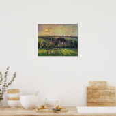 Poster Pissarro - À Eragny 1897 (Cuisine)