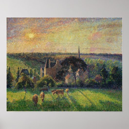 Poster Pissarro - À Eragny 1897 (Devant)