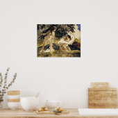 Poster Pissarro - Bathers 1895 (Cuisine)