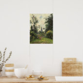 Poster Pissarro - Bazincourt Steeple 1895 (Cuisine)