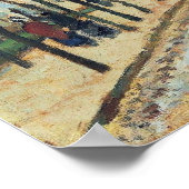 Poster Pissarro - Boulevard Des Fosses Pontoise 1872 (Coin)