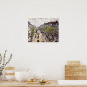 Poster Pissarro - Boulevard Montmartre, Printemps (Cuisine)