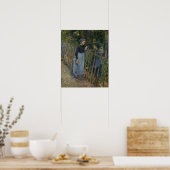 Poster Pissarro - Conversation (Cuisine)