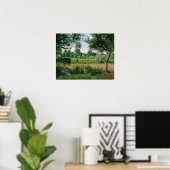 Poster Pissarro - Effet de soleil matinal Eragny (Bureau à domicile)