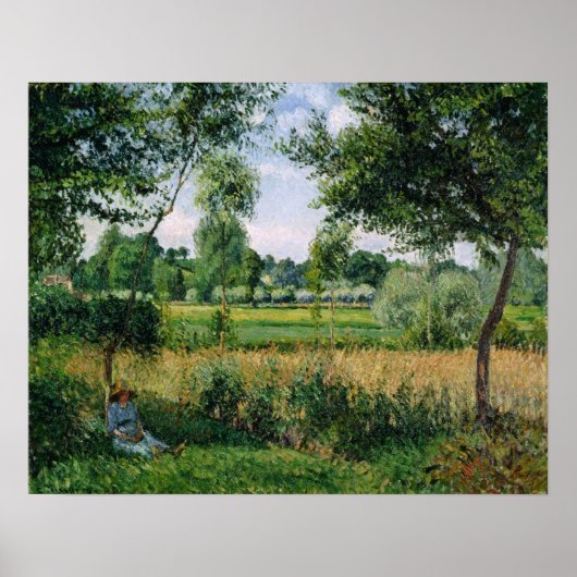 Poster Pissarro - Effet Soleil Matin Eragny (Devant)