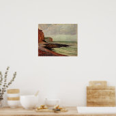 Poster Pissarro - Falaises À Petit Dalles 1883 (Cuisine)