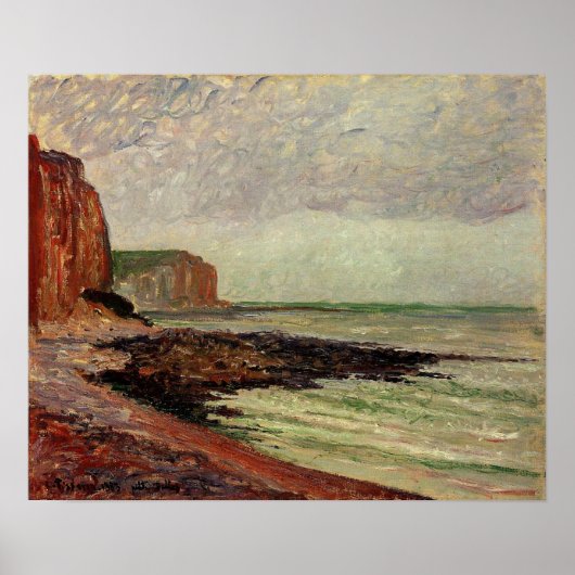 Poster Pissarro - Falaises À Petit Dalles 1883 (Devant)