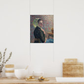 Poster Pissarro - Femme Avec Écharpe Verte 1893 (Cuisine)