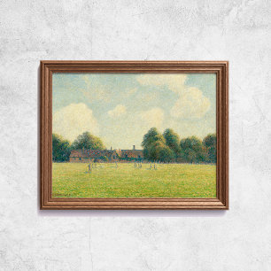 Poster Pissarro Hampton Court Célèbre Old Art