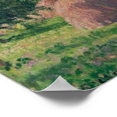 Poster Pissarro - Haystacks Morning Eragny 1899 (Coin)