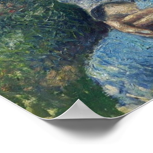 Poster Pissarro - Jeune Fille Paysanne Portant Un Casquet (Coin)