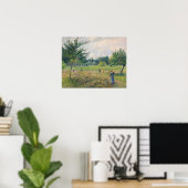 Poster Pissarro - La Fauche 1902 (Bureau à domicile)