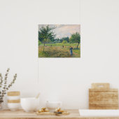 Poster Pissarro - La Fauche 1902 (Cuisine)