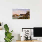 Poster Pissarro - La Seine À Bougival (Bureau à domicile)