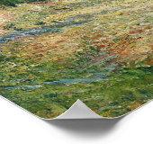 Poster Pissarro - Le Pontoise de la récolte 1880 (Coin)