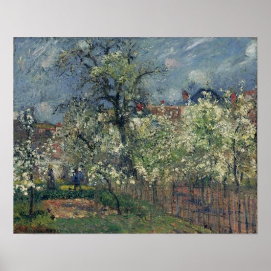 Poster Pissarro - Maubuisson Garden Pontoise Pear Trees (Devant)