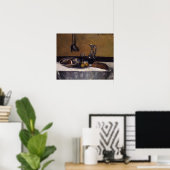Poster Pissarro - Nature morte (Bureau à domicile)