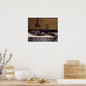 Poster Pissarro - Nature morte (Cuisine)