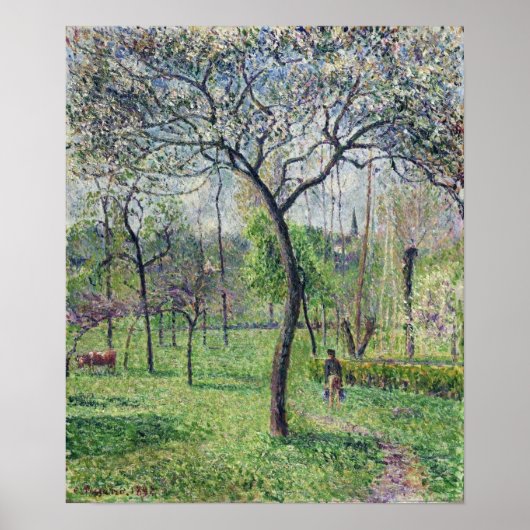 Poster Pissarro - Orchard 1892 (Devant)