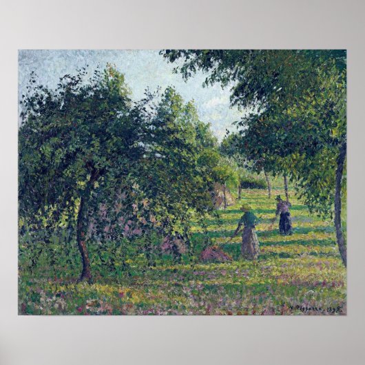 Poster Pissarro - Pommiers À Eragny 1895 (Devant)