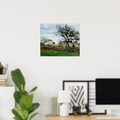 Poster Pissarro - Pommiers À Pontoise (Bureau à domicile)