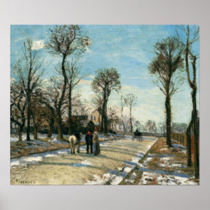 Poster Pissarro - Route Vers Versailles Louveciennes Hive