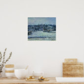 Poster Pissarro - Scène De Neige À Eragny (Bazincourt) (Cuisine)