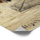 Poster Pissarro - Statue D'Henri IV 1901 (Coin)