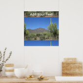 Poster Piste Apache pittoresque (Cuisine)