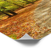 Poster Piste d'automne (Coin)
