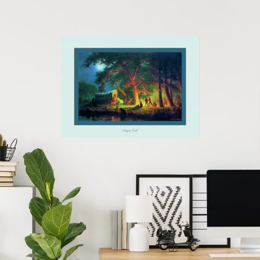 Poster Piste de l'Oregon (Bureau à domicile)