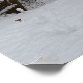 Poster Piste de neige (Coin)