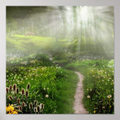 Poster Piste de prairie (Devant)