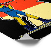 Poster Piste de ski de fond de biathlon 11 (Coin)
