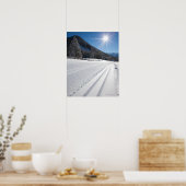 Poster piste de ski de fond fraîchement préparée dans 2 (Cuisine)