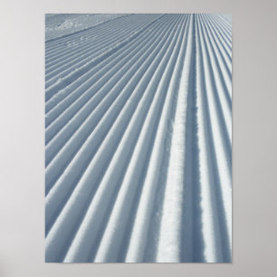 Poster Piste De Ski Groomed