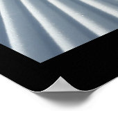 Poster Piste de ski Groomed Day de neige (Coin)