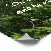 Poster Piste De Vélo Avec Verset D'Écriture (Coin)