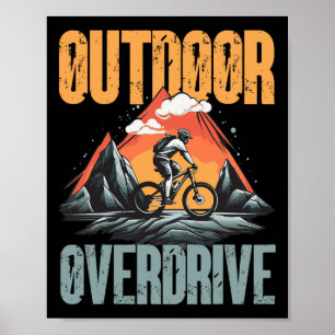 Poster Piste de vtt Outdoor Overdrive