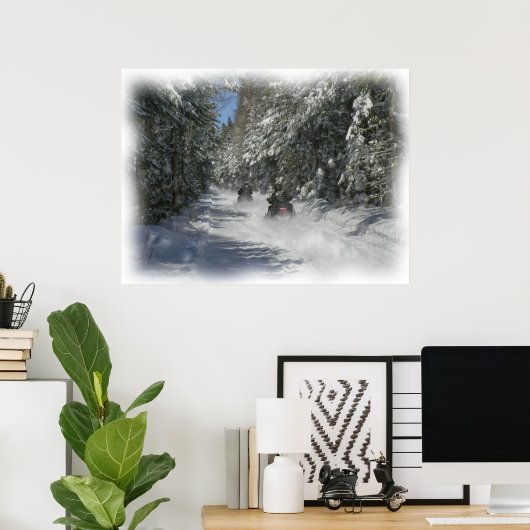 Poster Piste du Maine (Bureau à domicile)