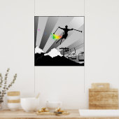 Poster piste en poudre (Cuisine)