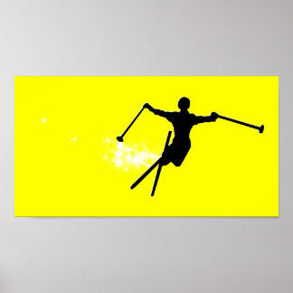 Poster piste en poudre