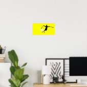 Poster piste en poudre (Bureau à domicile)