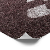 Poster Piste et brouillard de terrain (Coin)