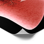 Poster Piste gonflée pendant une crise d'asthme (Coin)