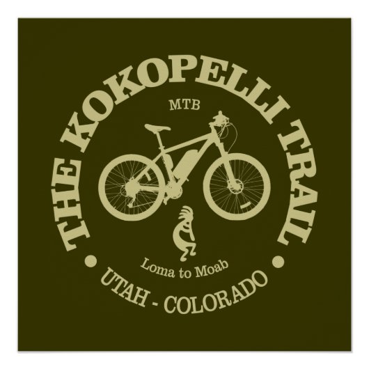 Poster Piste Kokopelli (MTB) (Devant)